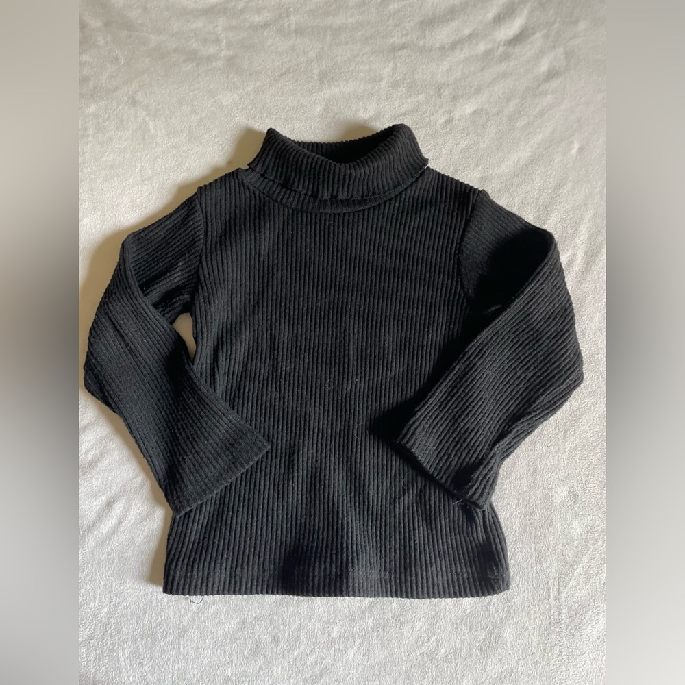 Zara girls 2-3 years long sleeve black top